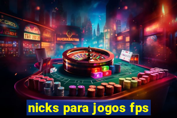 nicks para jogos fps